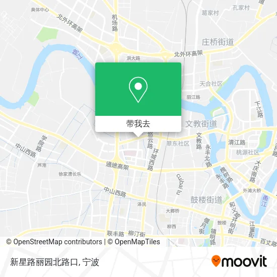 新星路丽园北路口地图