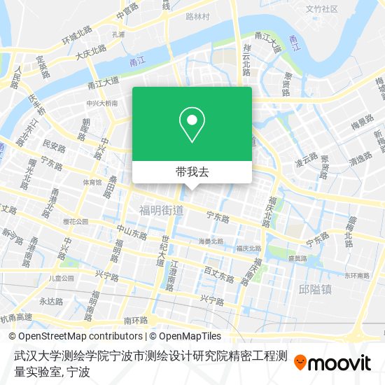 武汉大学测绘学院宁波市测绘设计研究院精密工程测量实验室地图