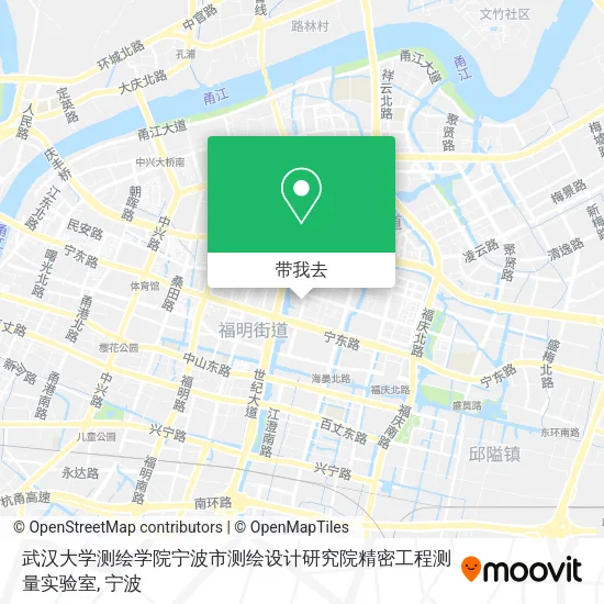 武汉大学测绘学院宁波市测绘设计研究院精密工程测量实验室地图