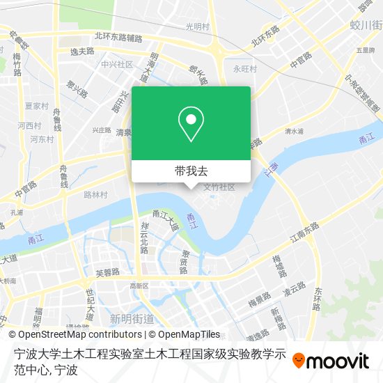 宁波大学土木工程实验室土木工程国家级实验教学示范中心地图