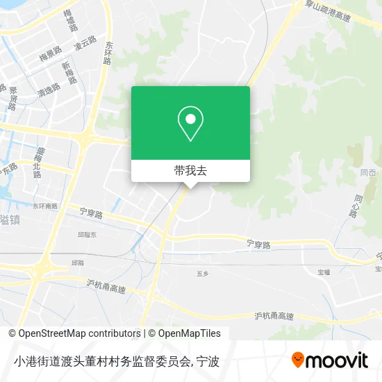 小港街道渡头董村村务监督委员会地图