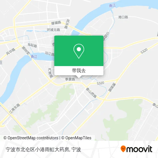 宁波市北仑区小港雨虹大药房地图