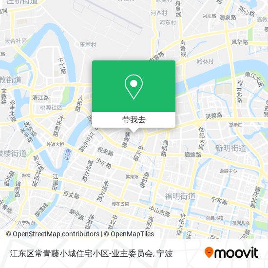 江东区常青藤小城住宅小区-业主委员会地图
