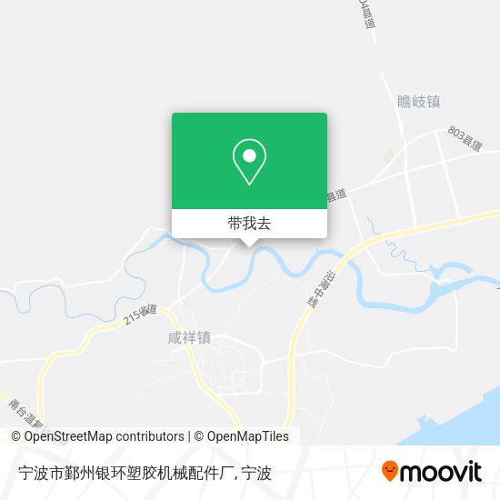 宁波市鄞州银环塑胶机械配件厂地图