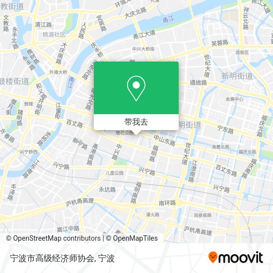 宁波市高级经济师协会地图