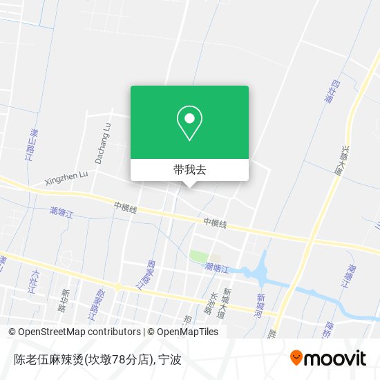 陈老伍麻辣烫(坎墩78分店)地图