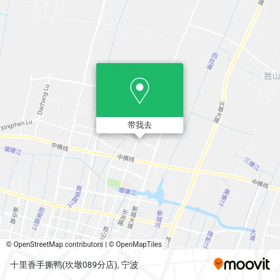 十里香手撕鸭(坎墩089分店)地图