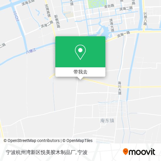 宁波杭州湾新区悦美胶木制品厂地图