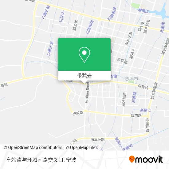 车站路与环城南路交叉口地图