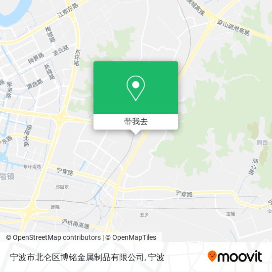 宁波市北仑区博铭金属制品有限公司地图