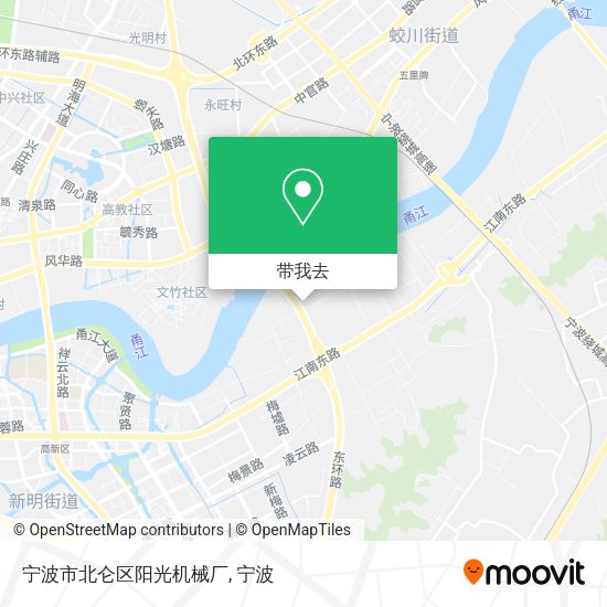 宁波市北仑区阳光机械厂地图