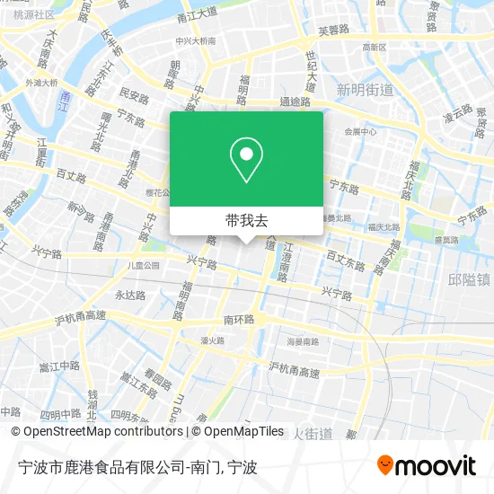 宁波市鹿港食品有限公司-南门地图