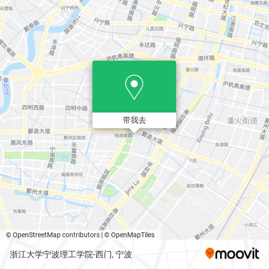 浙江大学宁波理工学院-西门地图