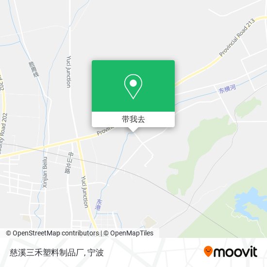 慈溪三禾塑料制品厂地图