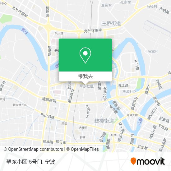 翠东小区-5号门地图