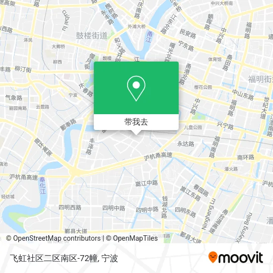 飞虹社区二区南区-72幢地图