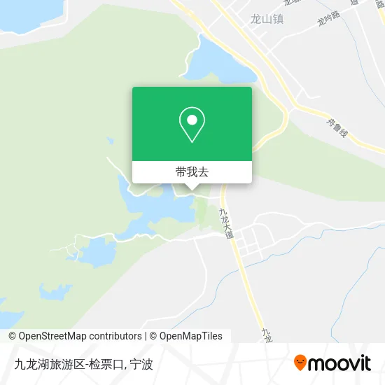 九龙湖旅游区-检票口地图