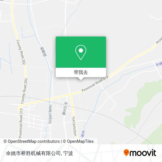 余姚市桥胜机械有限公司地图