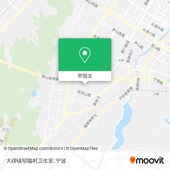 大碶镇邬隘村卫生室地图