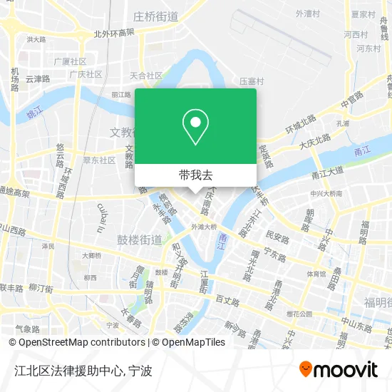 江北区法律援助中心地图