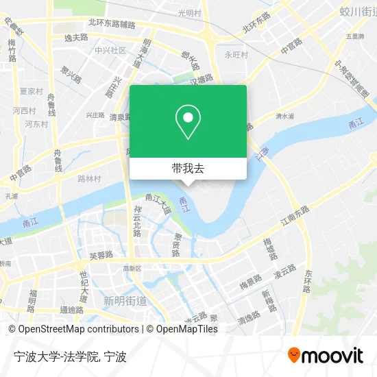 宁波大学-法学院地图