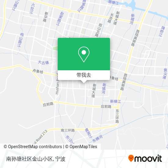 南孙塘社区金山小区地图