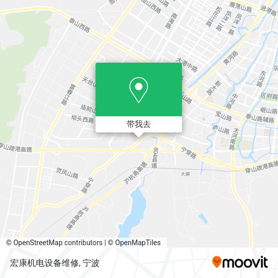 宏康机电设备维修地图