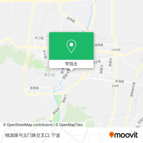 桃源路与义门路交叉口地图