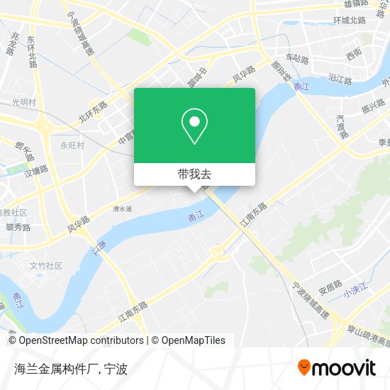 海兰金属构件厂地图