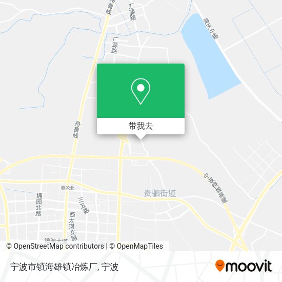 宁波市镇海雄镇冶炼厂地图