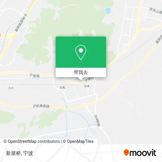 新屋桥地图