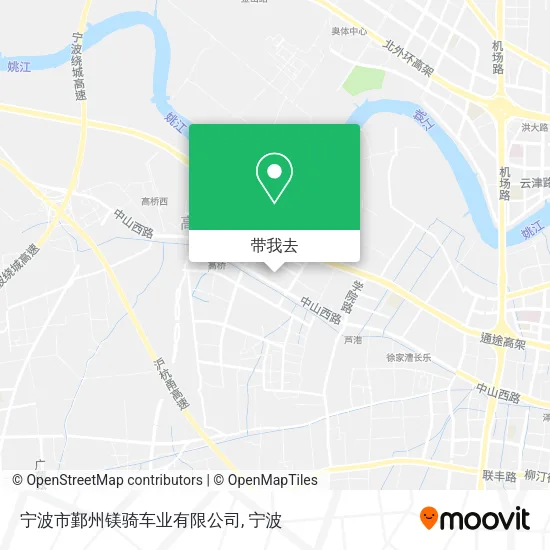 宁波市鄞州镁骑车业有限公司地图
