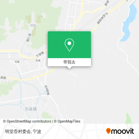 明堂岙村委会地图