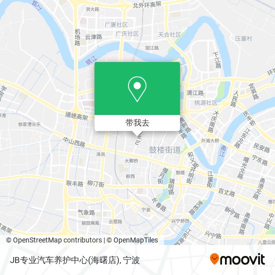 JB专业汽车养护中心(海曙店)地图