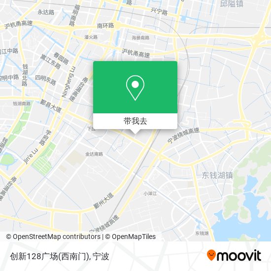 创新128广场(西南门)地图
