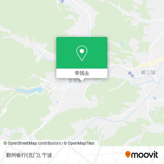鄞州银行(北门)地图