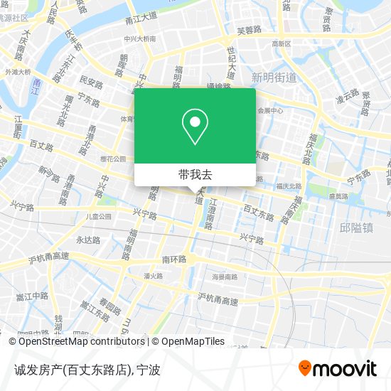 诚发房产(百丈东路店)地图