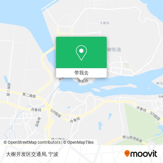 大榭开发区交通局地图