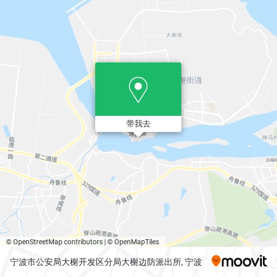 宁波市公安局大榭开发区分局大榭边防派出所地图