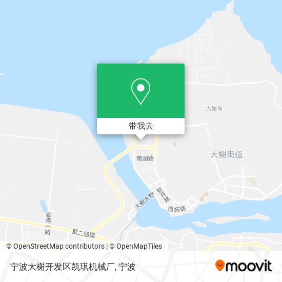 宁波大榭开发区凯琪机械厂地图
