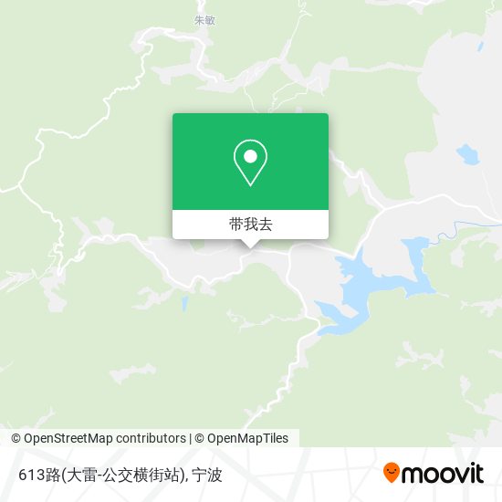 613路(大雷-公交横街站)地图