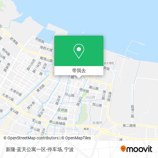新隆·蓝天公寓一区-停车场地图