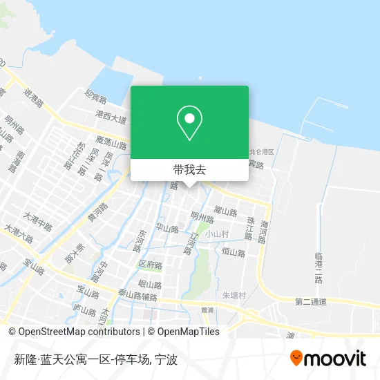 新隆·蓝天公寓一区-停车场地图