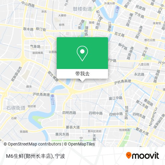 M6生鲜(鄞州长丰店)地图
