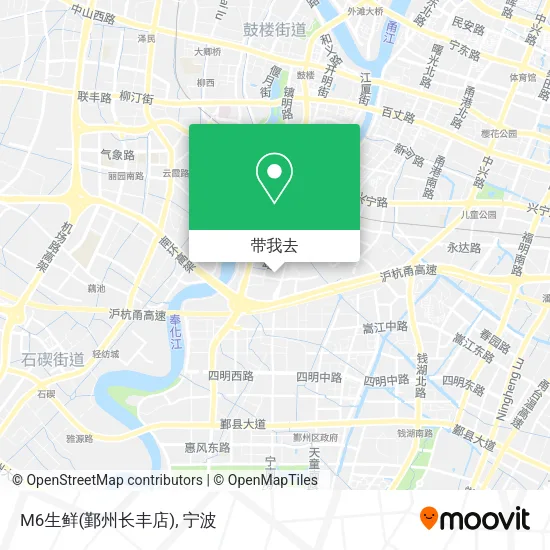 M6生鲜(鄞州长丰店)地图