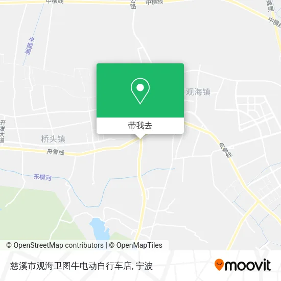 慈溪市观海卫图牛电动自行车店地图