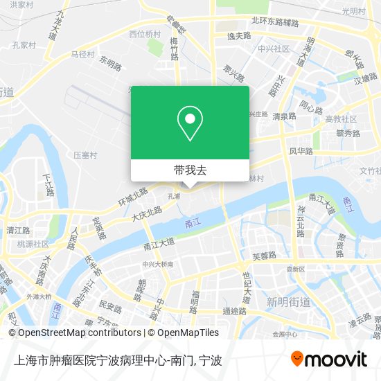 上海市肿瘤医院宁波病理中心-南门地图