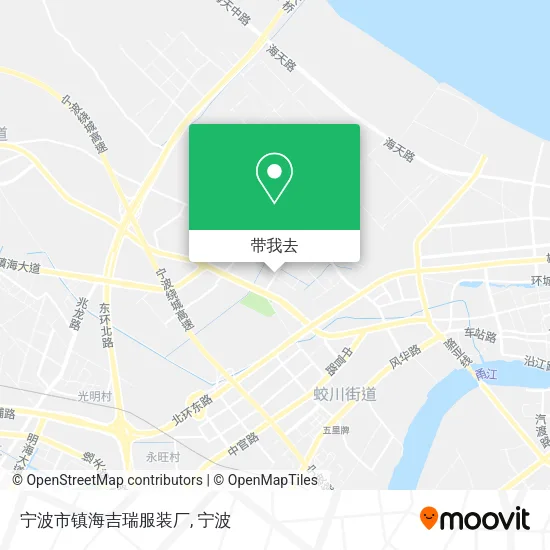 宁波市镇海吉瑞服装厂地图