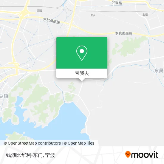 钱湖比华利-东门地图