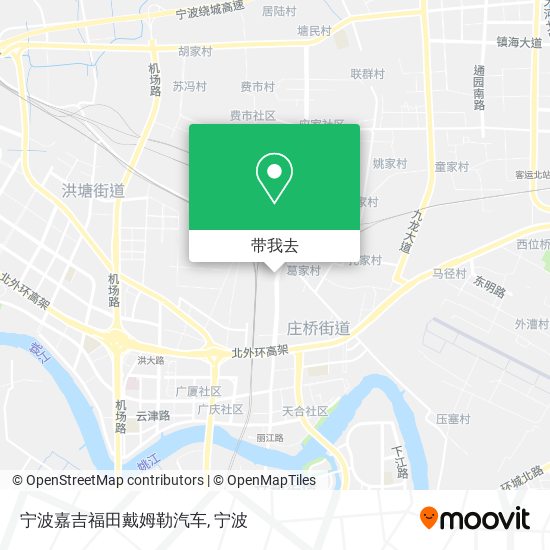 宁波嘉吉福田戴姆勒汽车地图